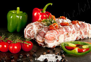 photo du produit de Noël Filet mignon de porc Aveyronnais                           ( Roquefort et noix )                                                                   (mini 3 personnes )
