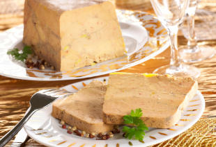 photo du produit de Noël Foie gras de canard  « MAISON » Origine France .